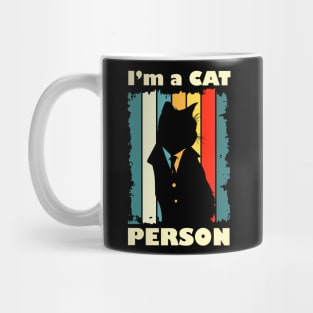 I am a cat person | Funny Cat lover Mug